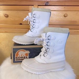 SOREL women’s 1964 Pac winter white snow boot US 7